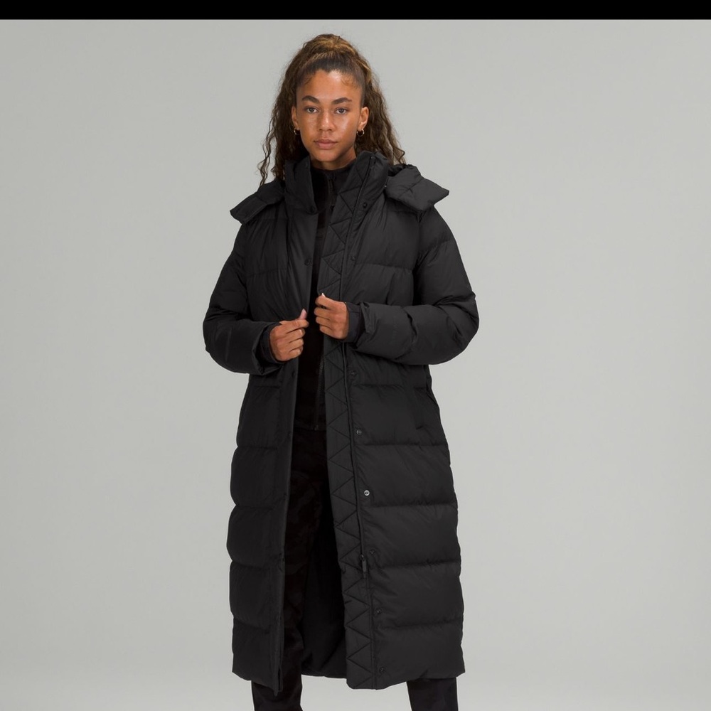 Lululemon wunder puff long jacket